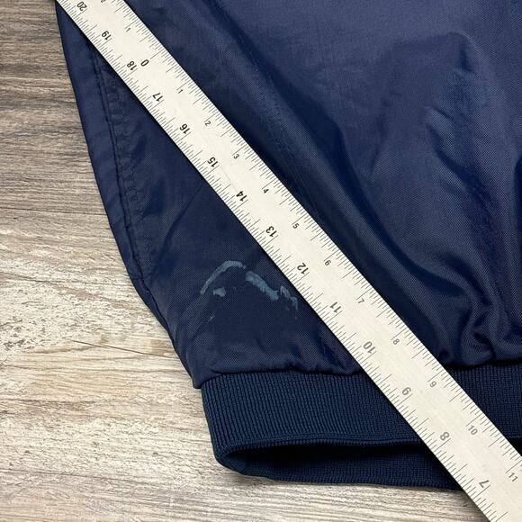 Vintage 90s Pro Player Cleveland Indians Blue Mens XL V-Neck Windbreaker‎ Jacket - Picture 6 of 12